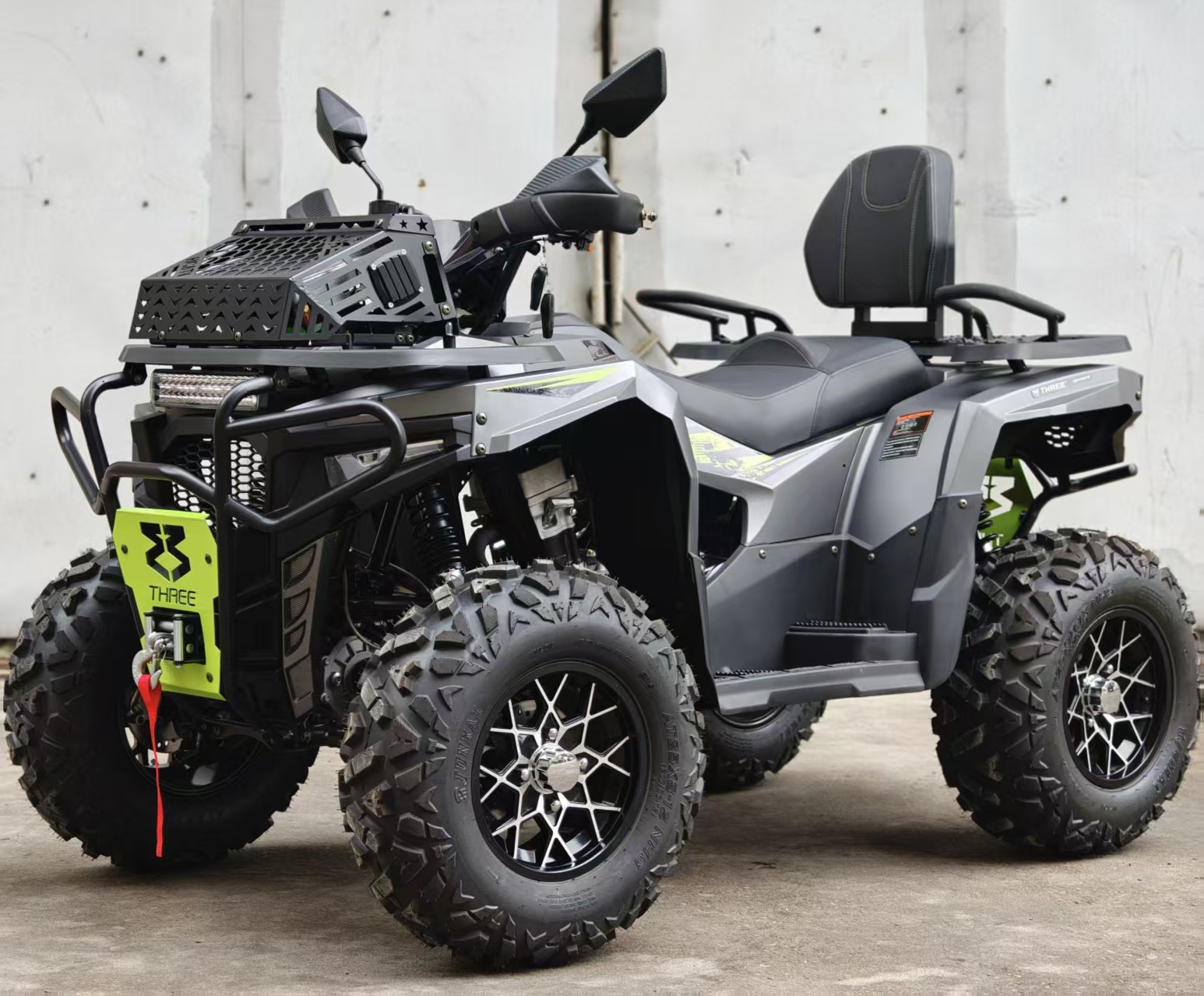 All-Terrain Vehicle Atv Universal Backrest Kart Rear Seat Cushion Wear-Resistant Waterproof Leather Cushion Accessories