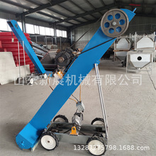 移动式皮带输送机 1.5米螺旋式沙土扒料机折叠式扒料机