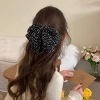41# French black polka dot streamer gripper