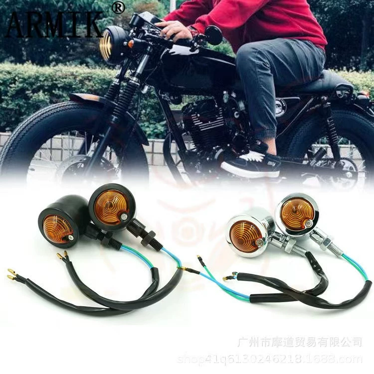 Аксессуары для мотоциклов Harley Cruise Prince, модифицированный автомобиль в стиле ретро, ​​сигнал поворота, указатель поворота, командный свет, указатель поворота