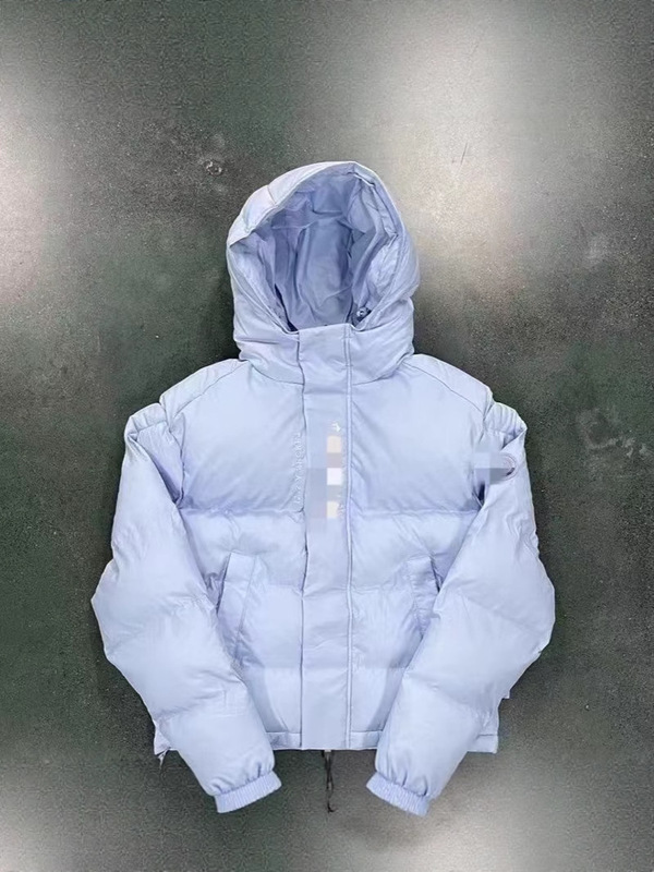 Trapstar 冬の新作トレンディなブランド暖かく厚みのあるショートスタイルのフード付きヒップホップストリートアメリカンジャケット、男性と女性用|undefined