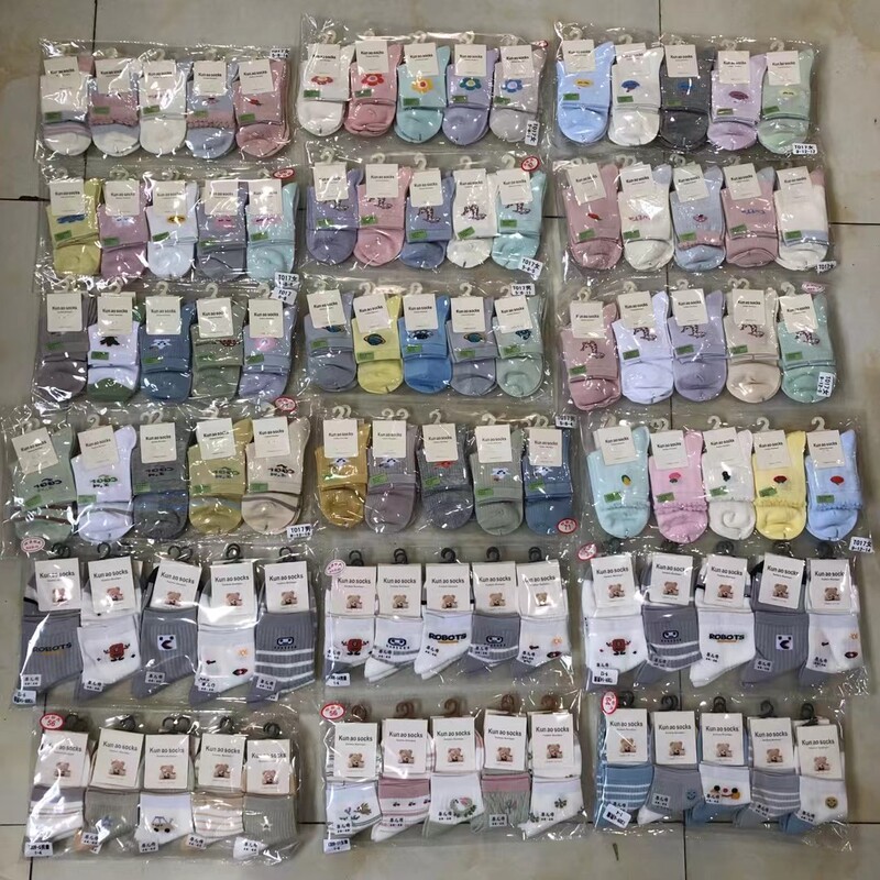 New Kunao Brand High Quality Good Goods Tight Siro Spinning Thin Mesh Breathable Comfortable Children's Socks Super Good Quality