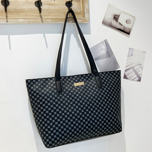 Korean Version Tot Bag  Handbag New Shopping Bag Large Capacity Shoulder Bag Stylish Mom Bag