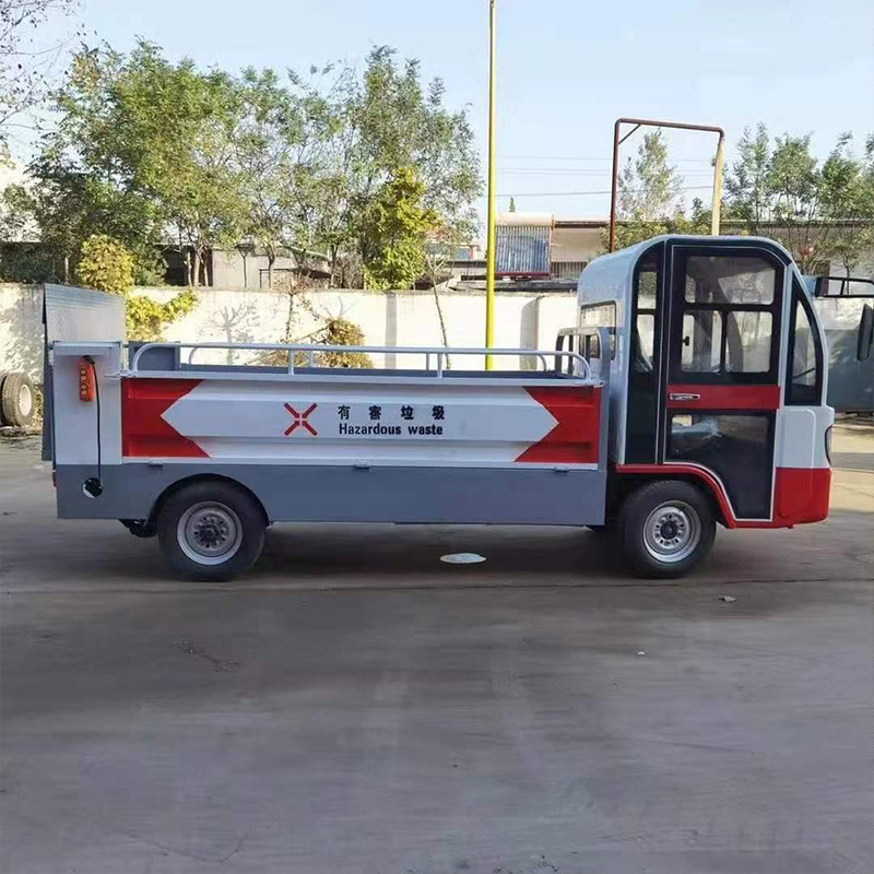 Electric Hydraulic tailboard garbage truck shopping mall basement trash can flat scooter transfer electric hydraulic tailboard garbage