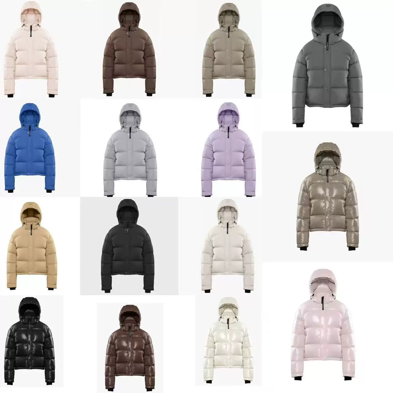 Пуховик Aritzia TNA Puff Ruby в том же стиле, очень теплый, на гусином пуху, модель Little Puff.