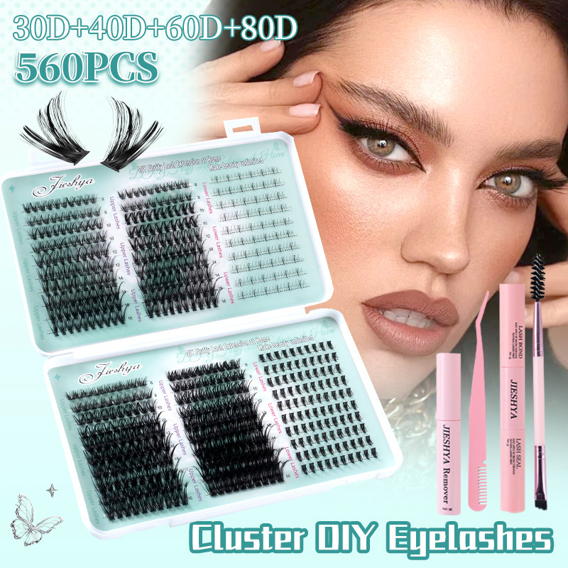 libro de pestañas transfronterizas didiy lash xtensions cluster lashes eyelashes set de pestañas falsas americanas
