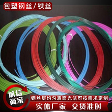 葡萄架搭大棚铁丝 PE包塑丝铁丝 百香果葡萄架用PVC包塑丝