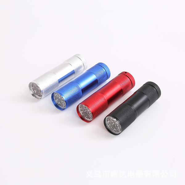 Source factory 9LED purple -light flashlight 395 UV ultraviolet…
