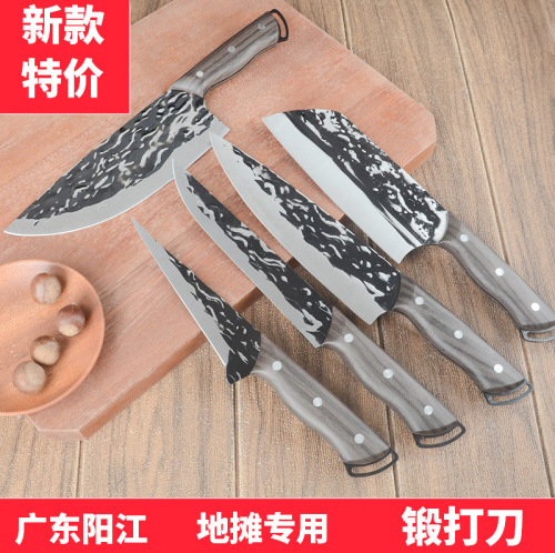 Yangjiang manufacturer street stall kitchen knife stainless steel forged household kitchen knife chopping knife butchering and dividing fish deboning knife