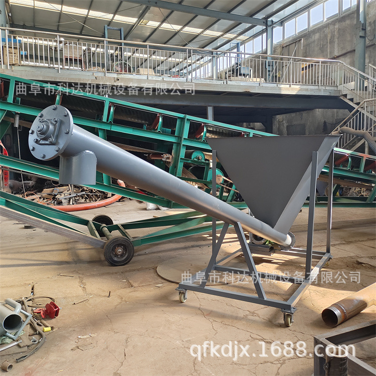 159mm管径磷石膏粉螺旋提升机XWZF 圆管蛟龙铁粉螺旋输送机设备