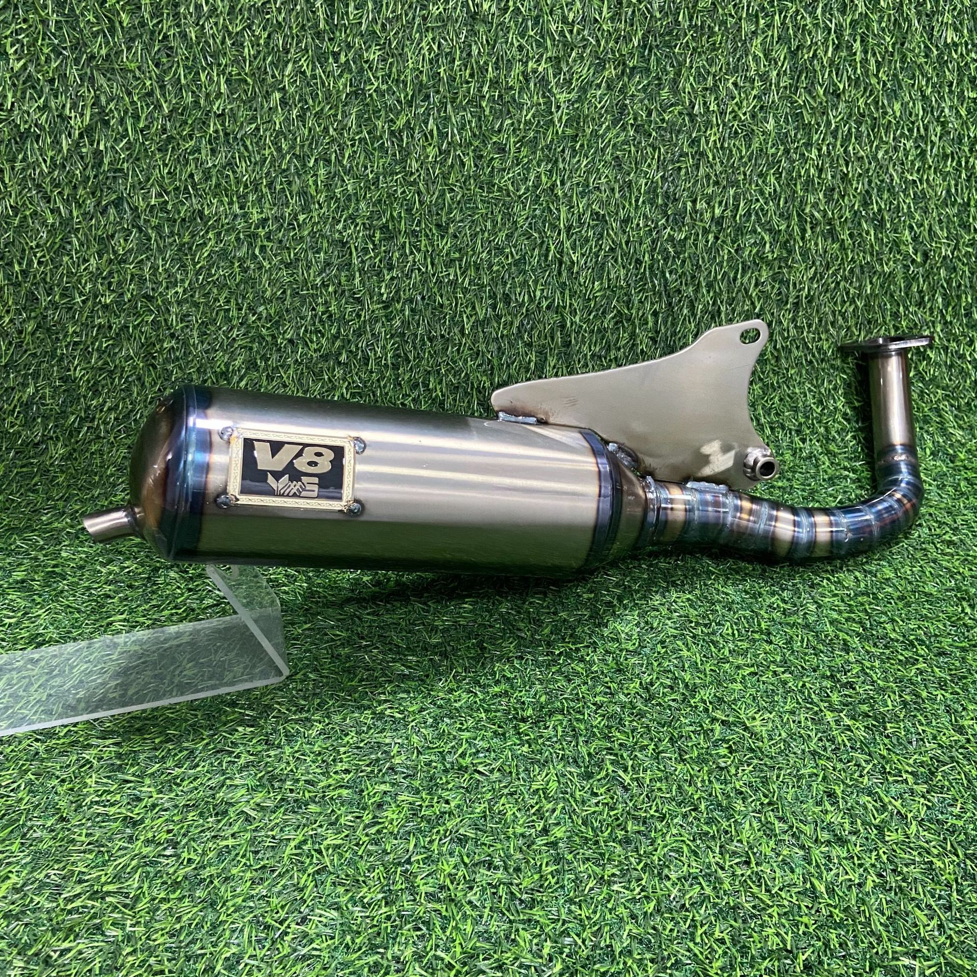 Taiwan V8 manual exhaust pipe JOG50 JOG90 sail AF18 AF27 DIO50 for 70-90CC