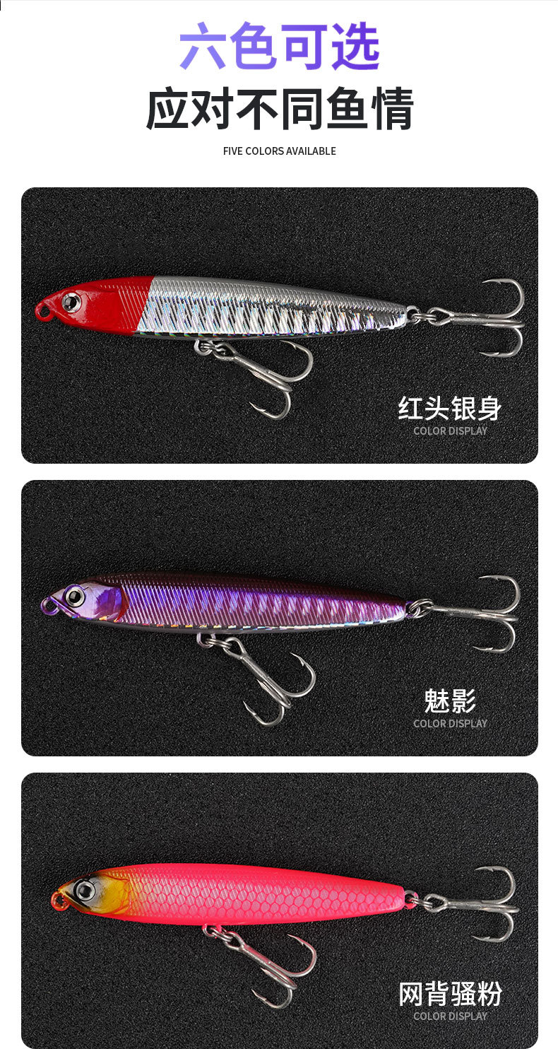 Sinking Minnow Fishing Lures Hrad Plastic Baits Bass Trout Fresh Water Fishing Lure