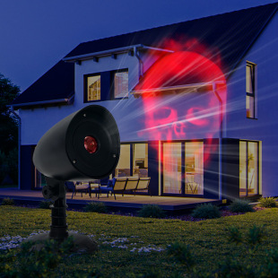 Waterproof Source Factory Amazon's Popular Cross-Border European and American Holiday Lights Halloween Skull Death Projection Lamp