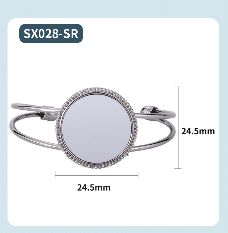 Lady Geometric Alloy Bangle 1 Piece