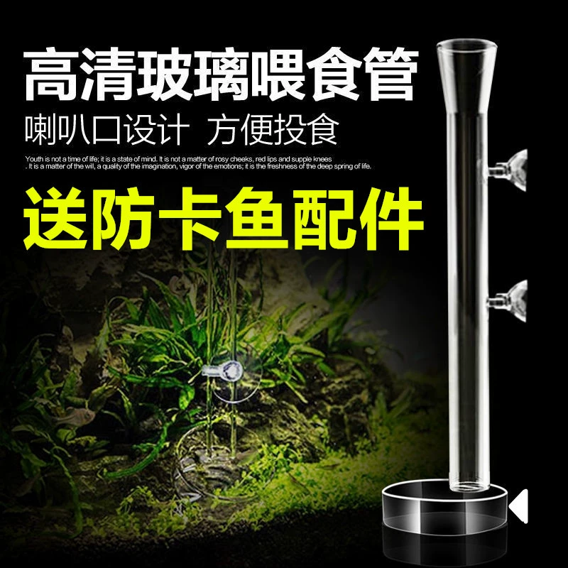Стеклянная трубка для кормления аквариума Хрустальная трубка для кормления креветок Кормление креветок Рыба креветки Маленькая рыба Земля дисковый диск