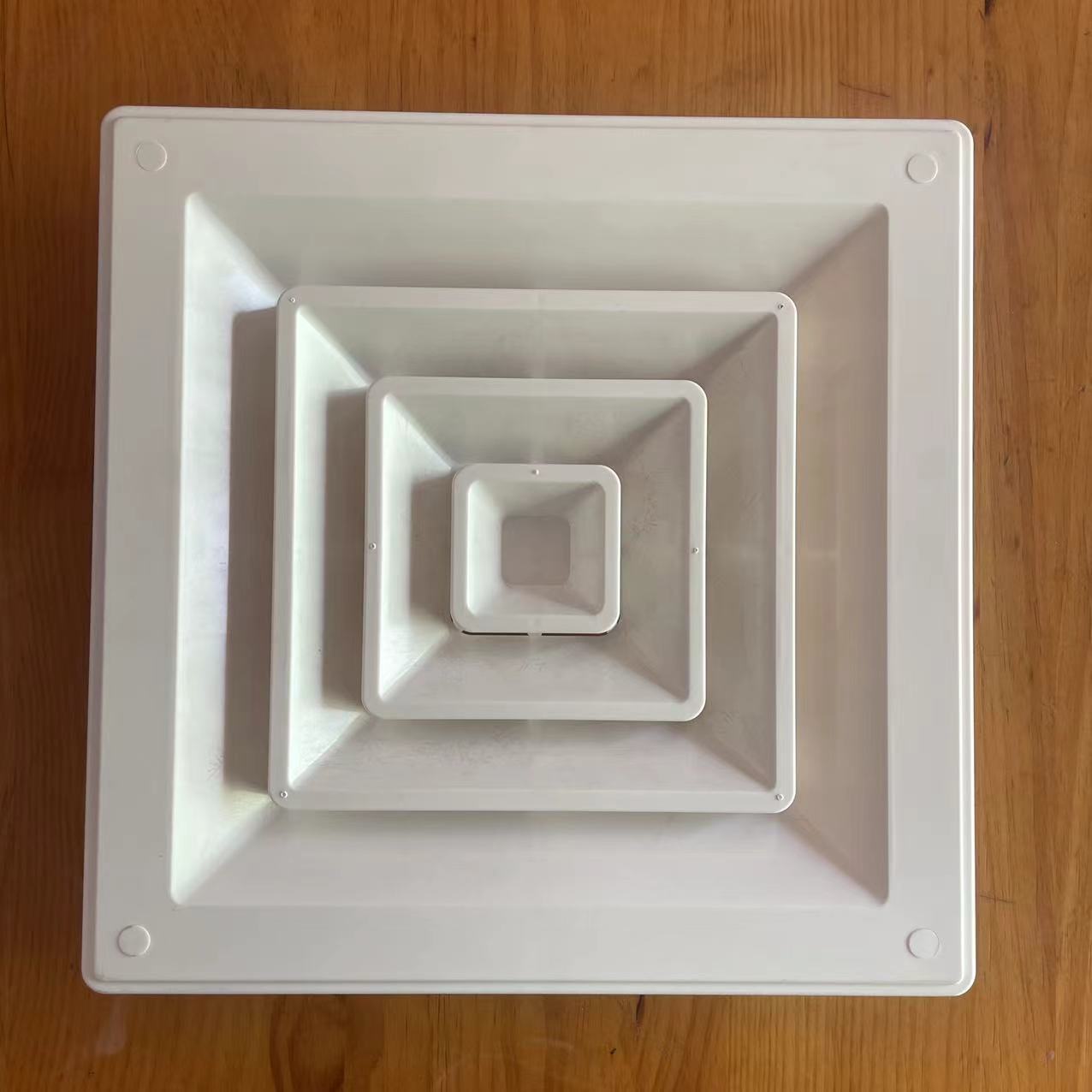 批发ABS塑料方形散流器200*250*300*350*400595600矿棉板空调风口