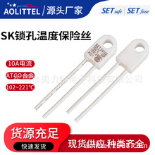 SET温度保险丝 10A 250V锁孔过热保护器 SK系列径向型热熔断体