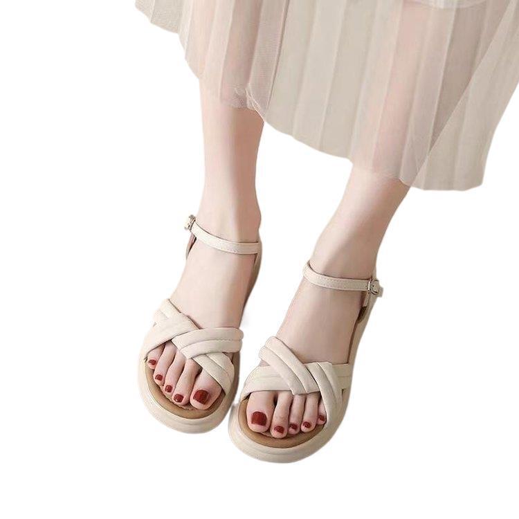 Quality Shoes Women's Outdoor Wear, Summer New Fairy-style, Single-strap Buckle, Suitable For Commuting, French Style, To Be_vogvips.com