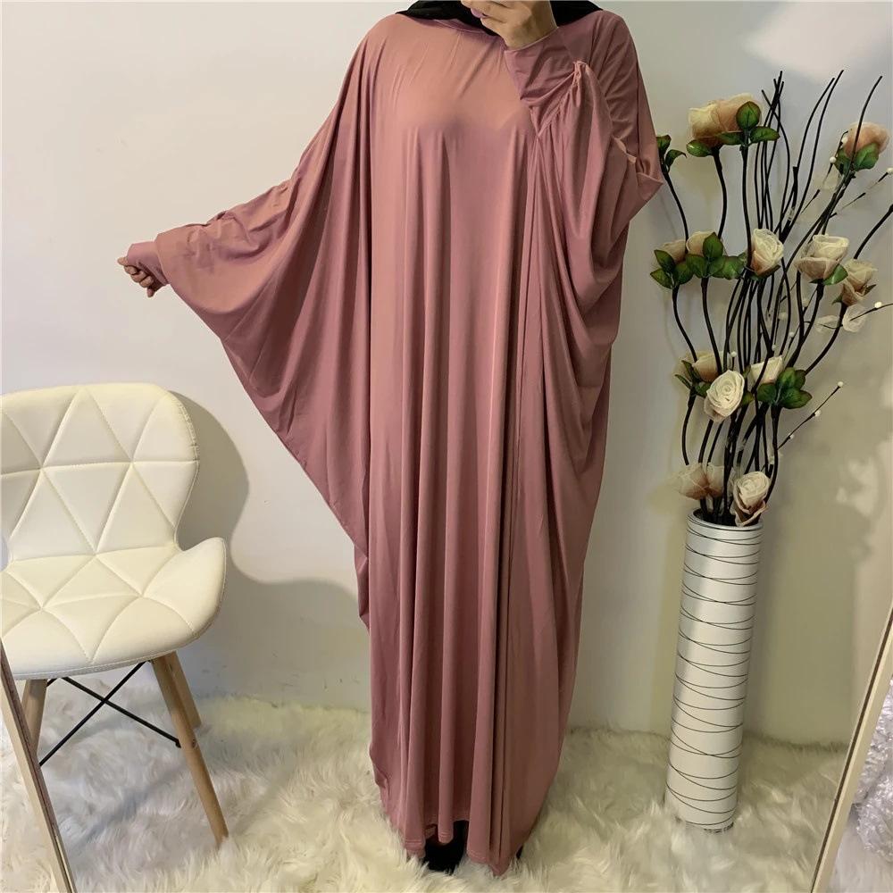 Women's Clothing Effortless Batwing Sleeve Dress, Solid Color Casual Shift Dress For Women_ecoleips.com
