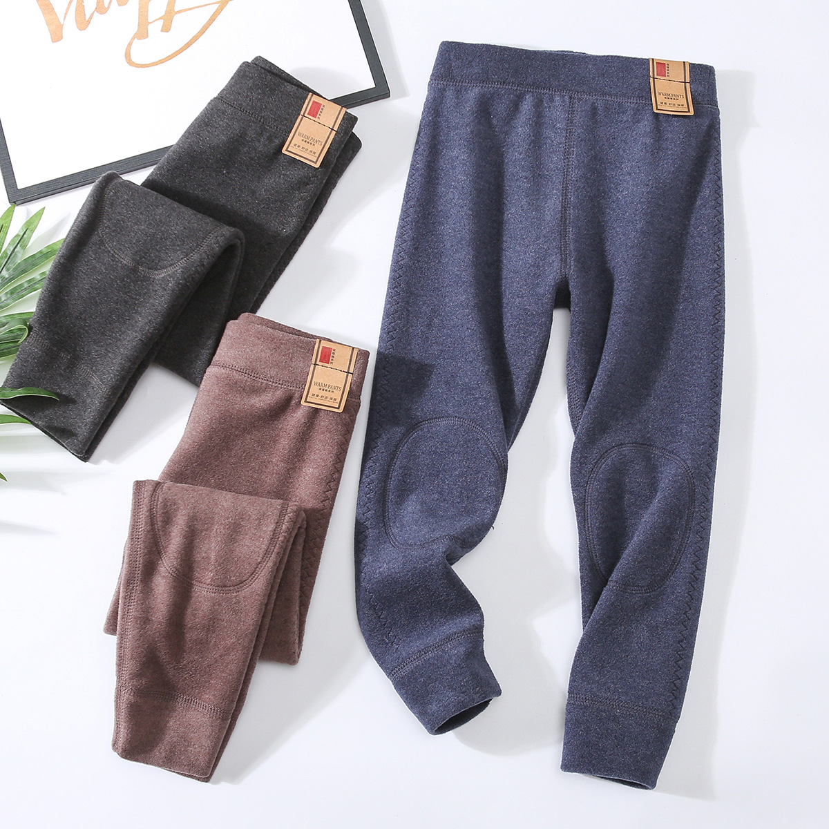 Winter children's keep warm trousers for men and women