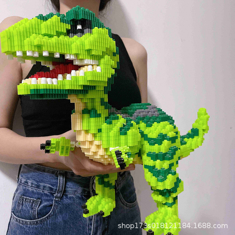 Dinosaur Series Particle Assembly Compatible with Lego Building Blocks Adult Difficult Educational Toys Birthday Gifts for Boys and Girls