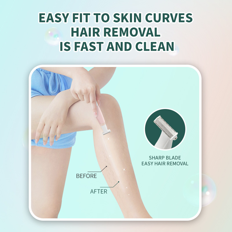 跨境熱銷剃毛器女士專用私處脫毛器電動刮毛器女生脫毛神器剃毛刀