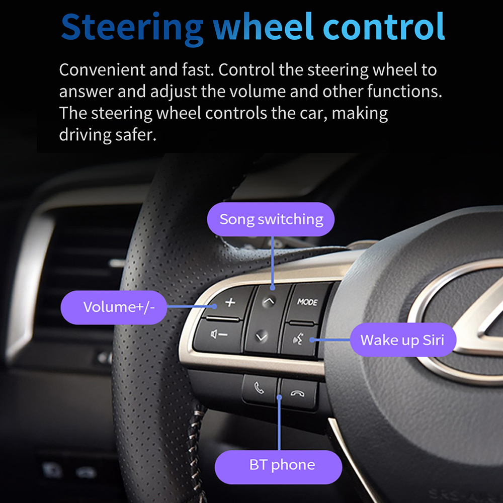 5 inch single ingot Apple wireless carplay HD touch screen reversing image priority car Bluetooth MP5 player