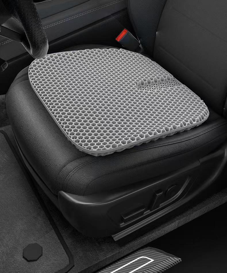 Car honeycomb gel seat cushion, summer cooling pad, single-piece car pad, silicone breathable ice pad, summer truck seat cushion
