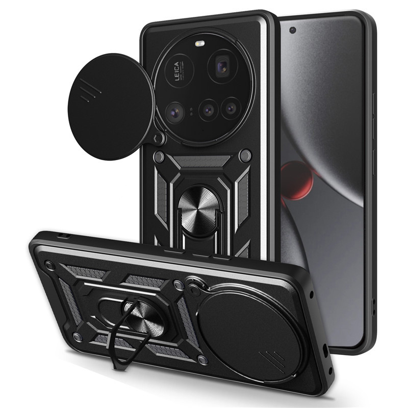 Suitable for Redmi Note 15 Pro+ Sliding Window Protective Case Xiaomi 15 Ultra Sliding Window Lens Protector Phone Case