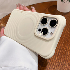 波漾壳适用苹果16手机壳14新款磁吸iphone15promax液态硅胶保护套