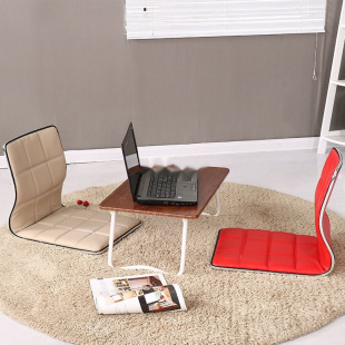 Lazy Bed Chair with Backrest, Legless Chair, Japanese and Korean Style Tatami Room Chair, Stool, Student Dormitory Chair