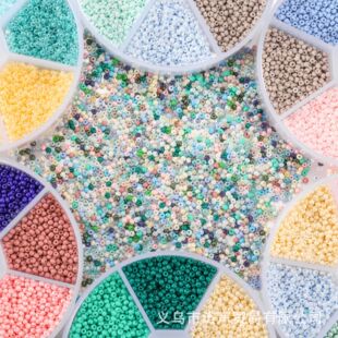 DIY beads jewelry accessories necklace bracelet earrings pendant production materials sunset afterglow 6 rice beads suit set