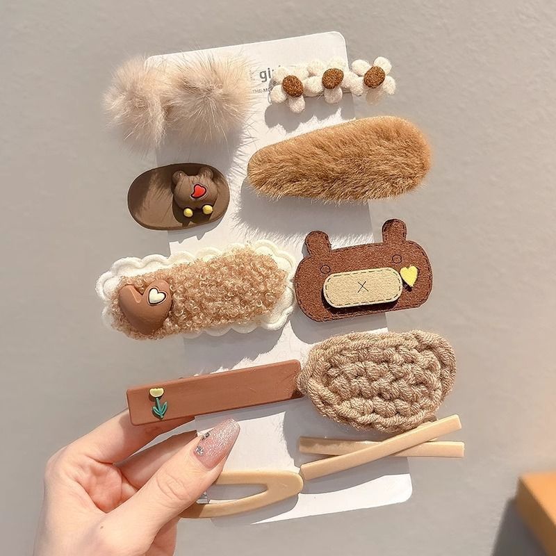 BB clip cabello leche curry clip de cabello de alta calidad 2025 nuevo cabello de cabello de estilo universal toque de cabello no daña el cabello dulce clip