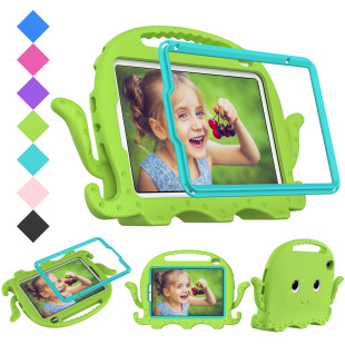 Factory Suitable for Apple ipadEVA Tablet PC Protective Case Octopus Children Drop-resistant Tablet PC Stand