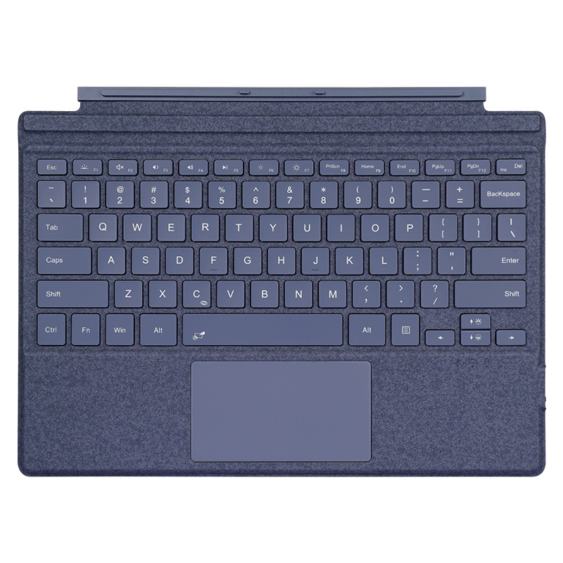 Aplicable a Microsoft Surface Pro11 teclado bluetooth colorido retroiluminado plano externo teclado de succión fábrica al por mayor