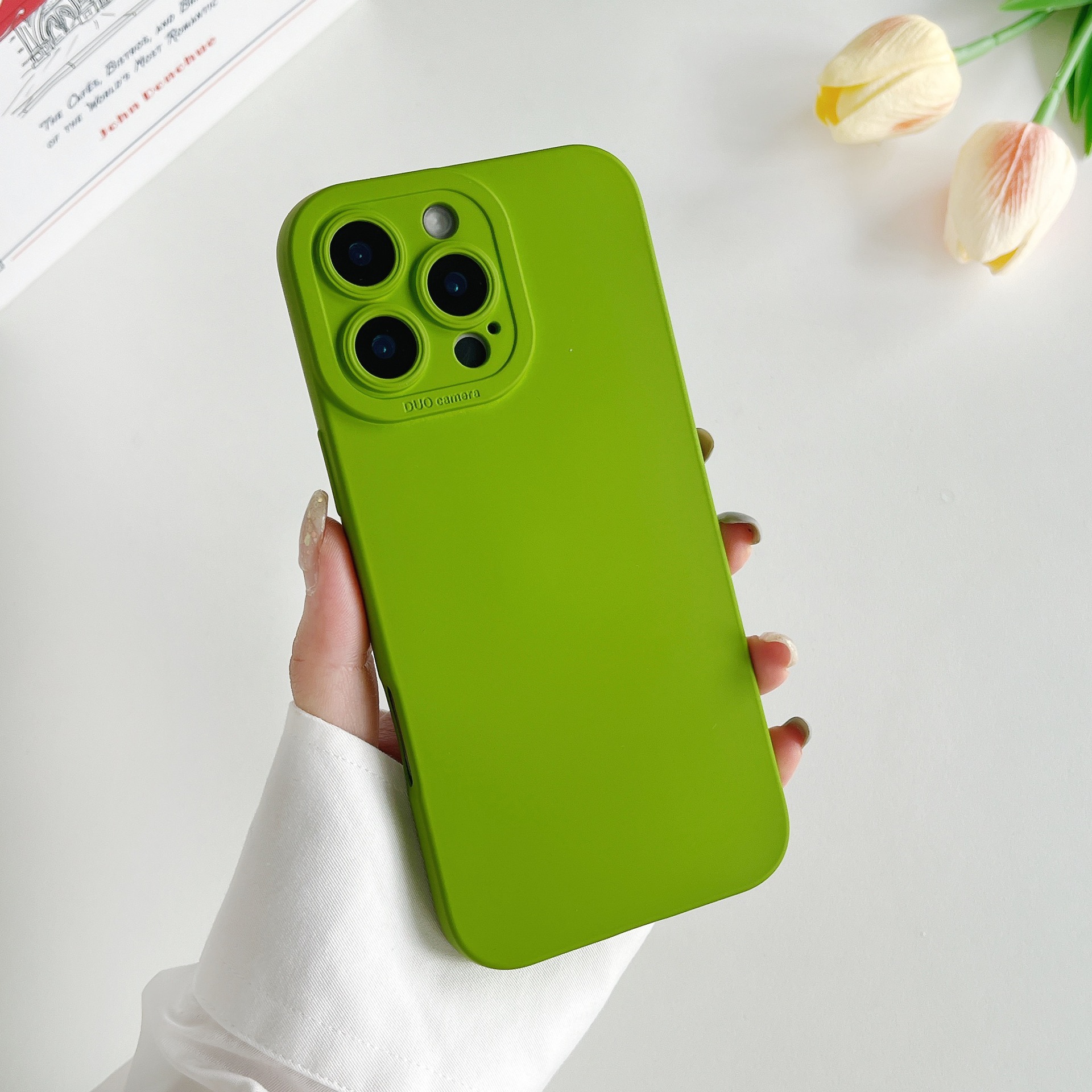 55g Weight iPhone Applicable Brands Phone Cases Classification tpu Material Solid Color Pattern Simple Style Style Tpu Solid Color Simple Style Phone Cases Phone Accessories 17