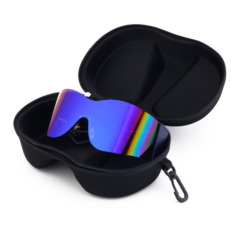 Kasha pu cremallera caja patjas conjunto caja de embalaje de lujo Lobo Rojo gafas de tela Destornillador Accesorios Set