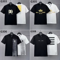 バンナゆったり合集メンズプリント半袖tシャツ240グラム純綿丸襟tメンズ半袖上着クロスボーダー半袖t