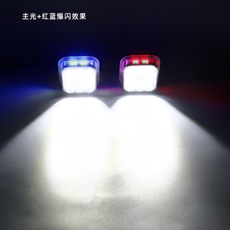 Motocicleta, vehículo eléctrico, automóvil, faro LED, 9 perlas, luces de trabajo externas, faro delantero renovado, luz brillante