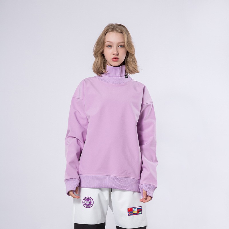 Cross-Border New Winter Ski Clothing for Men and Women, Outdoor Snowboard Windproof and Warm Ski Sweatshirt Gear Top Amazon