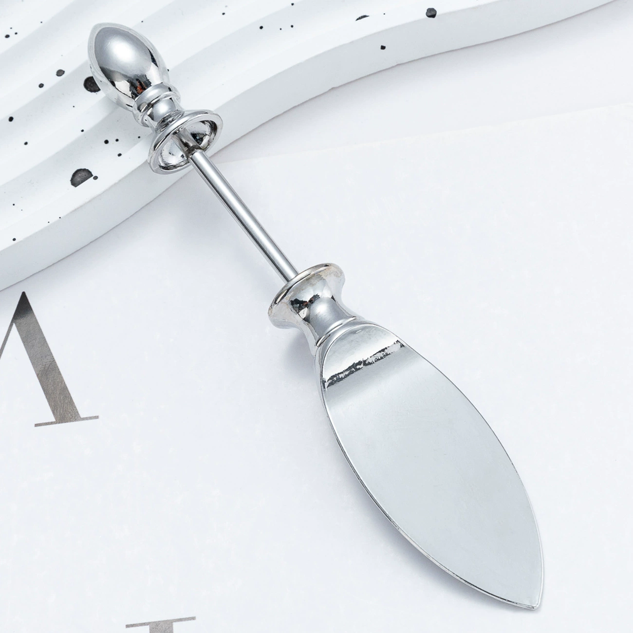 Tableware, set, cream bottle opener stainless steel, handmade