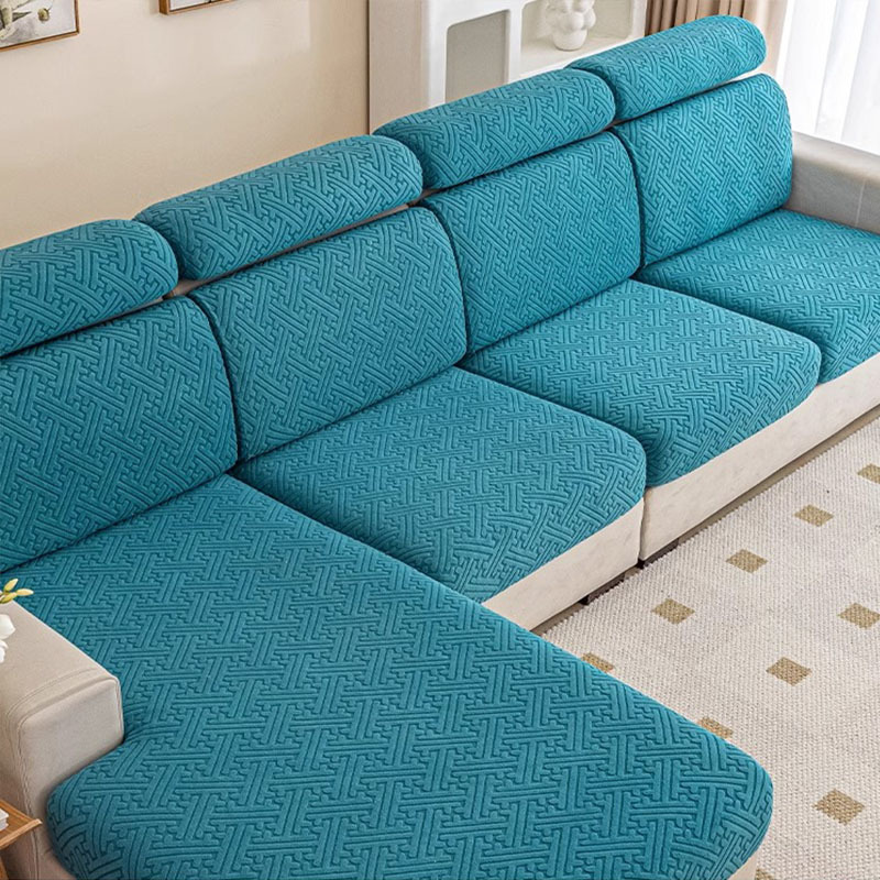 Funda de sofá universal antideslizante y elástica, protectora contra arañazos de gatos, para todas las estaciones.