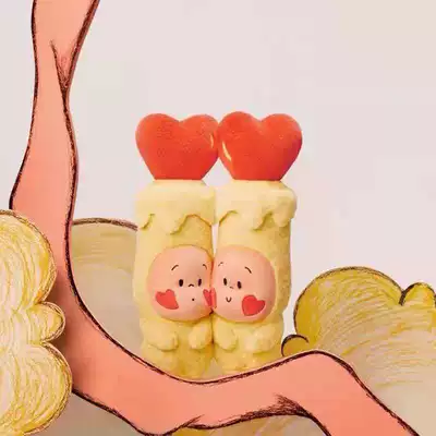 Oyuncaq yastıqlar | Love-Themed Candle Strip-Shaped Pillow