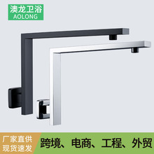 工厂直销全铜加高暗装花洒杆顶喷花洒杆