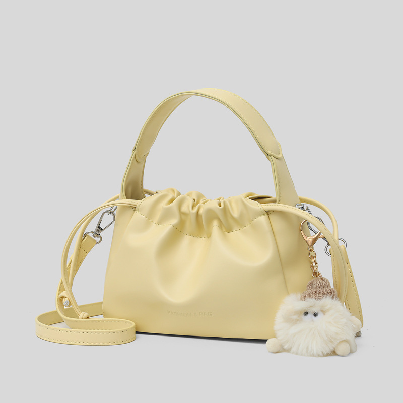 Drop-shipping Soft Leather Cloud Pleated Crossbody Women's High-end Bag, Ladies' 2025 New Handbag_voghion.com