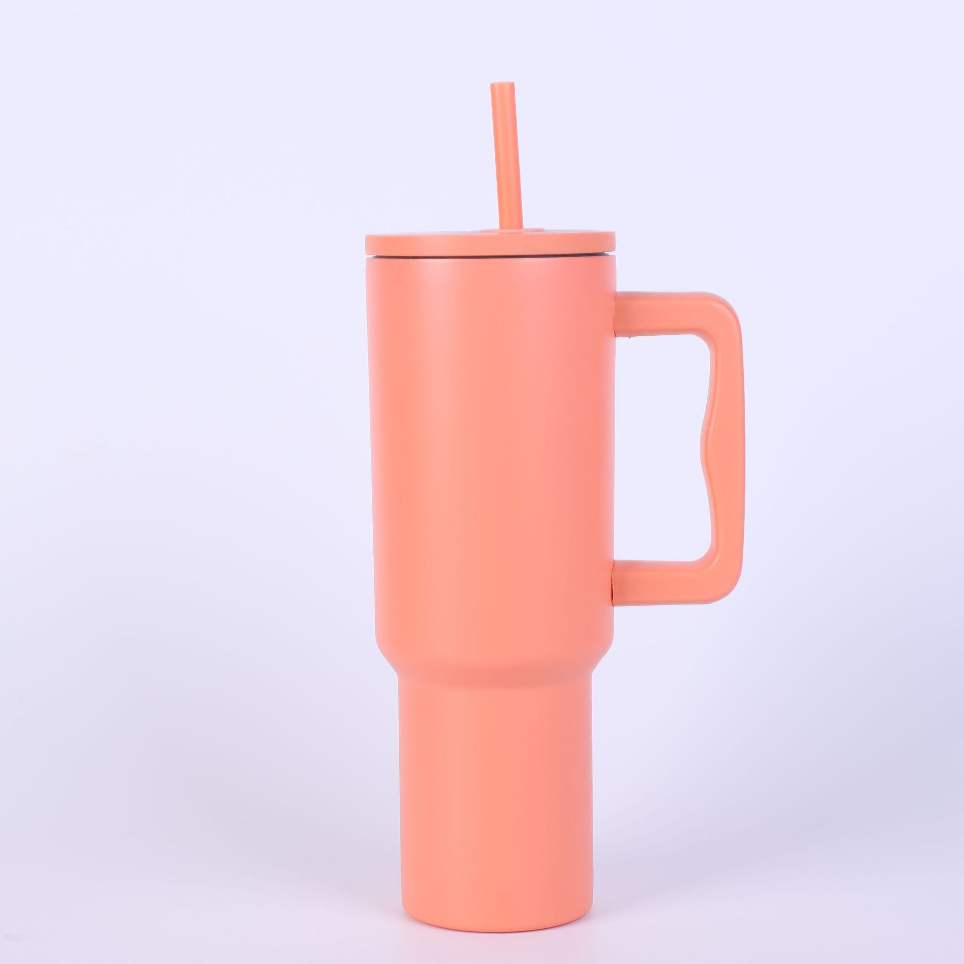 Amazon 304 Taza de aislamiento con estampado de leopardo de acero inoxidable 30oz40oz Taza de coche de pajita al aire libre Taza portátil con manija