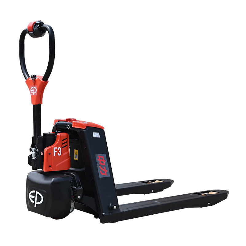 1.5 toneladas de litio Zhongli F3 camión de transporte eléctrico completamente eléctrico batería hidráulica carretilla elevadora pallet conductor remolque buey elevadora