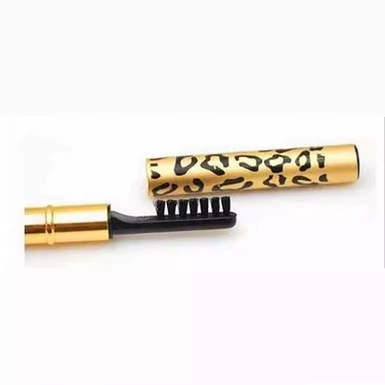 Double-sided eyebrow pencil, headband, no smudge