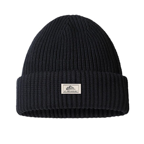 Winter and Spring New Knitted Hat Mountain Brand Thick Warm Ear Protection Anti-Cold Knitted Hat Unisex