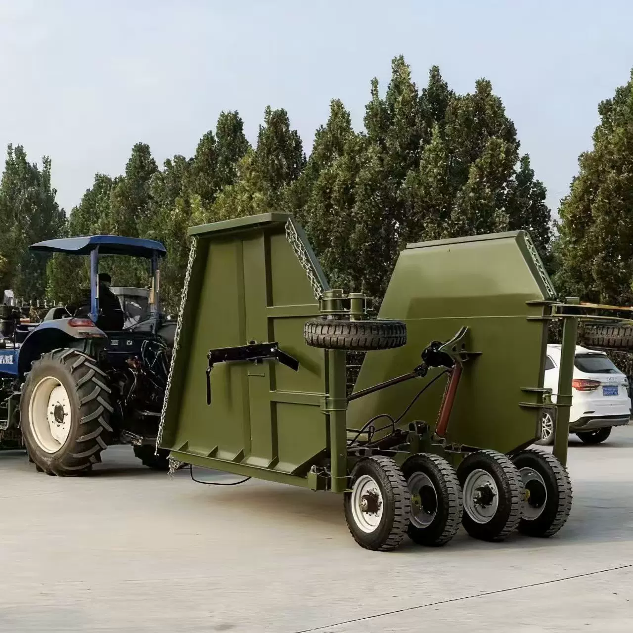 新款折翼甩刀割草机大型割草机后置悬挂果园机场用碎草机打草机